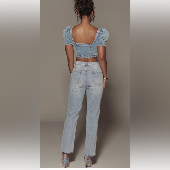 JULXLABEL - Cali Dreaming denim pants Sz. S - Picture 5 of 5